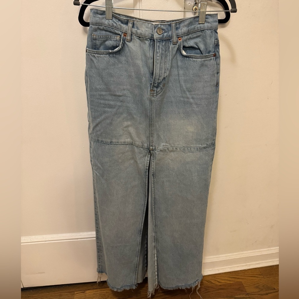 Reformation Denim Skirt